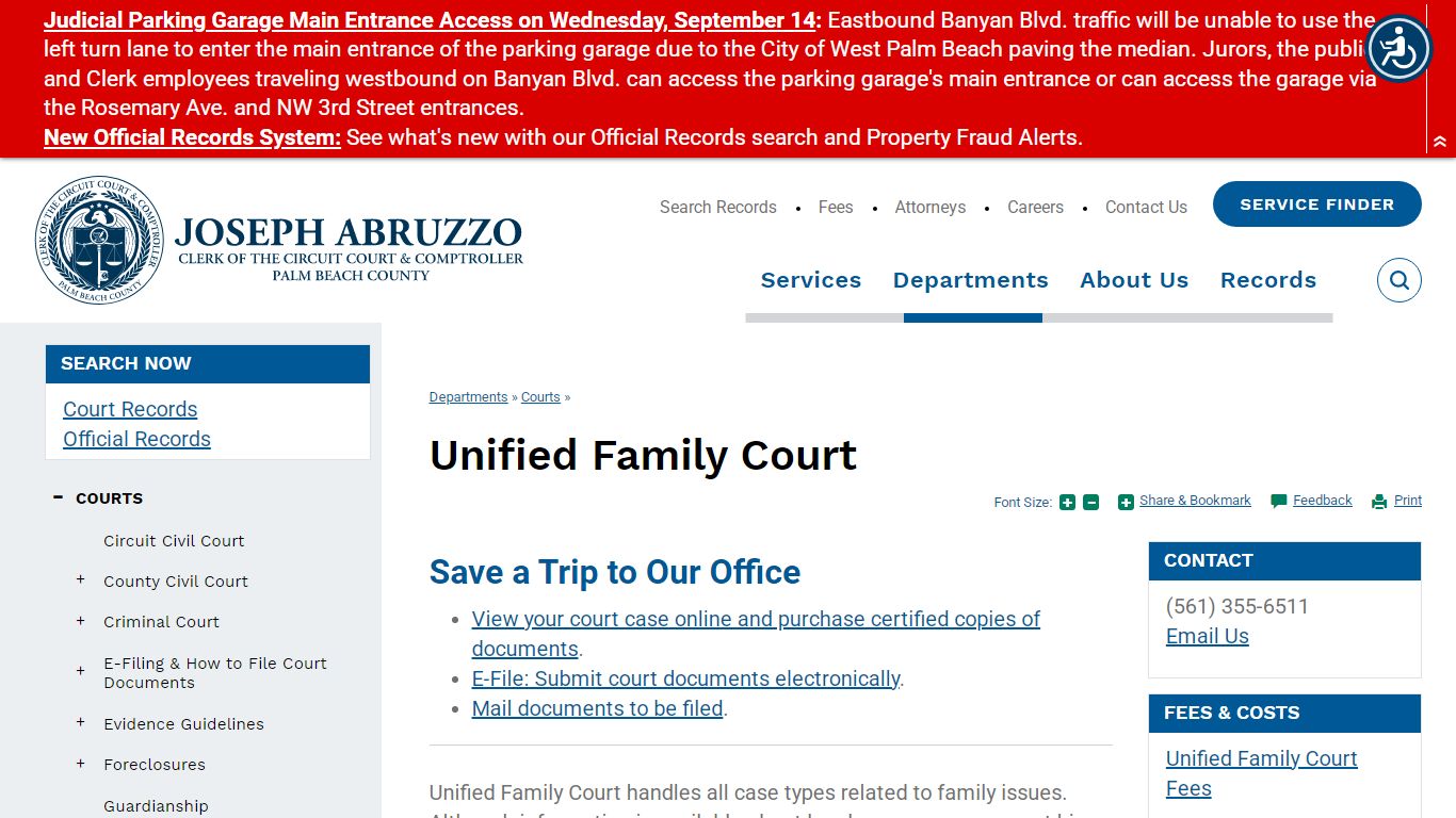 Clerk of the Circuit Court & Comptroller, Palm Beach County